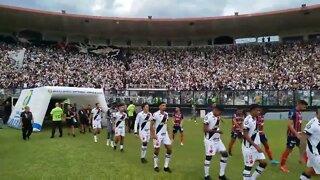 Vasco entrando em campo - Vasco x Bahia