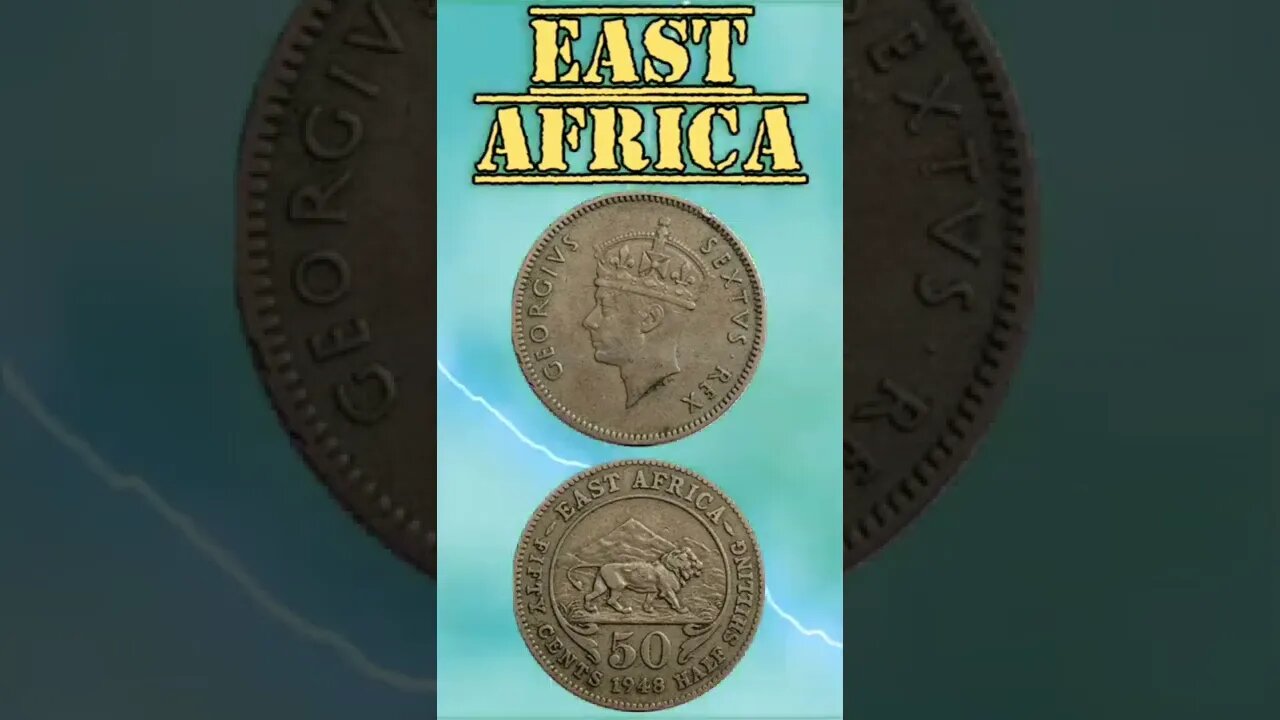 East Africa 50 Cents 1948.#shorts #education #coinnotesz