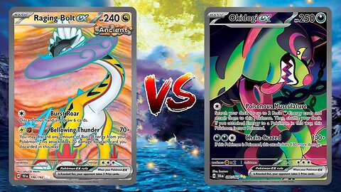 Pokemon TCG Live Raging Bolt EX Ogerpon EX VS Okidogi EX Pecharunt EX!!