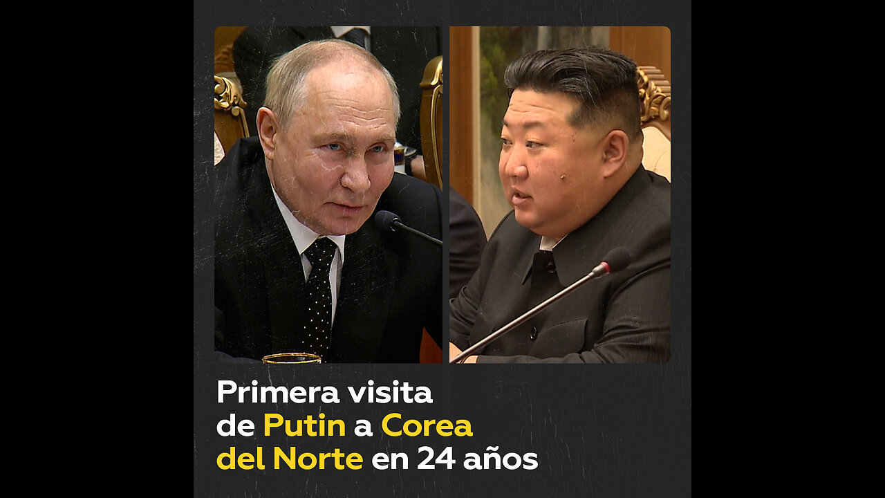 Kim Jong-un da la bienvenida a Vladímir Putin en su primera visita en 24 años