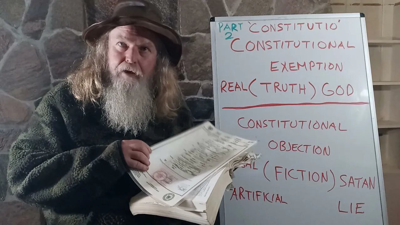 454-1021 Part 2 CONSTITUTIONAL EXEMPTION (TRUTH) or CONSTITUTIONAL OBJECTION (FICTION)