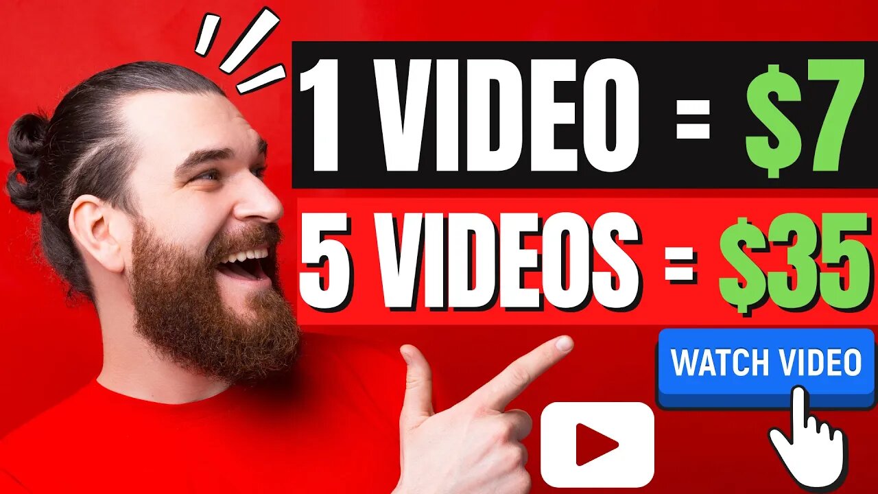 Get Paid $7 Every YOUTUBE Video You Watch | Make Money Watching YouTube Videos 2022