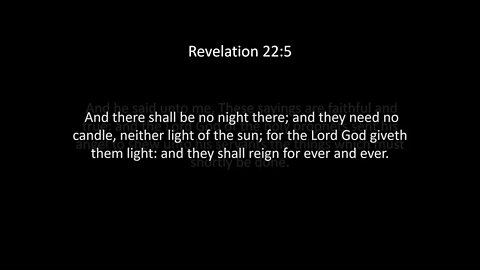 Revelation Chapter 22