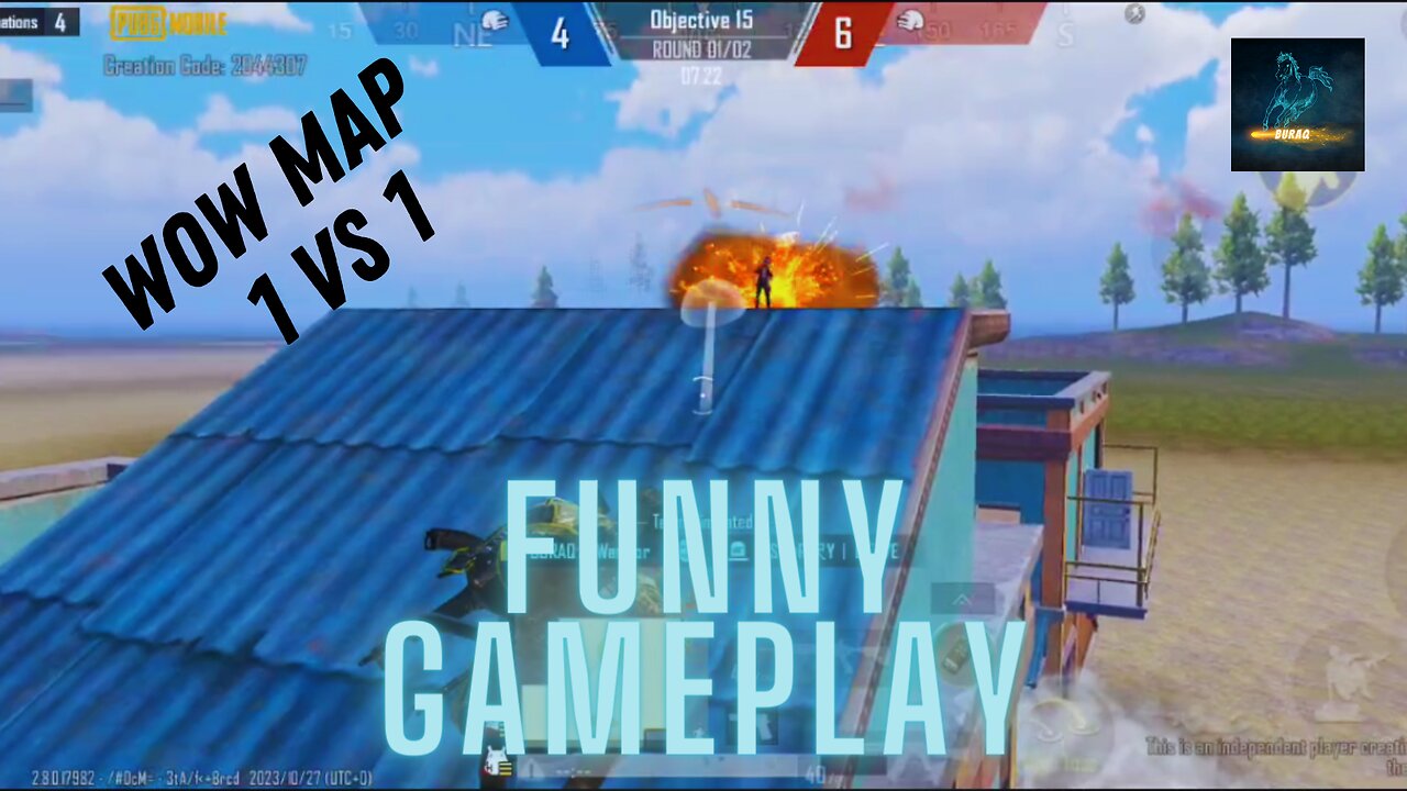 PUBG Mobile Wow Map | Funniest Gameplay | BURAQ Warrior