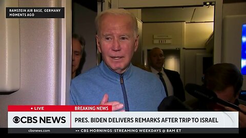 🇺🇸🇵🇸 Biden says Palestinians “gotta learn how to shoot straight” after hospital blast that killed