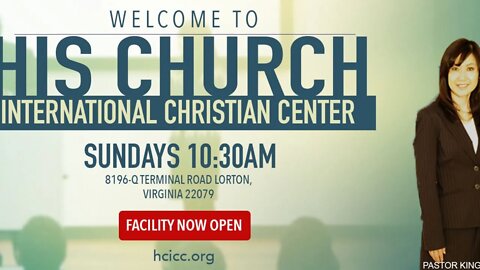 His Church Sunday Services Live 10:30AM est 05/23/2021