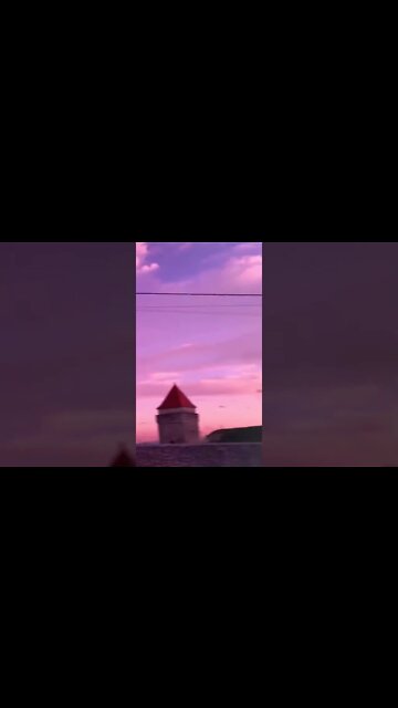 Sunset in Skalat Ukraine