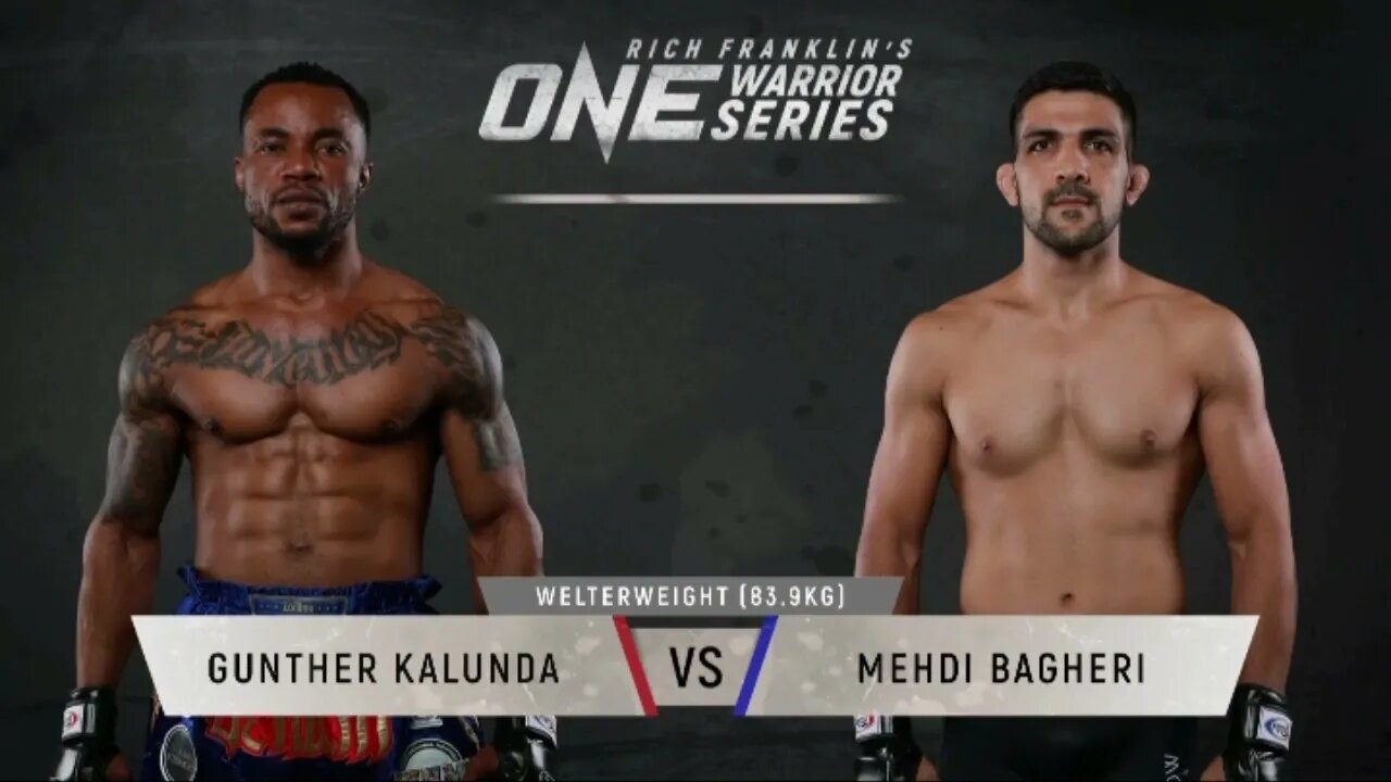 One Championship Warrior Séries 6: Gunther Kalunda vs Mehdi Bagheri