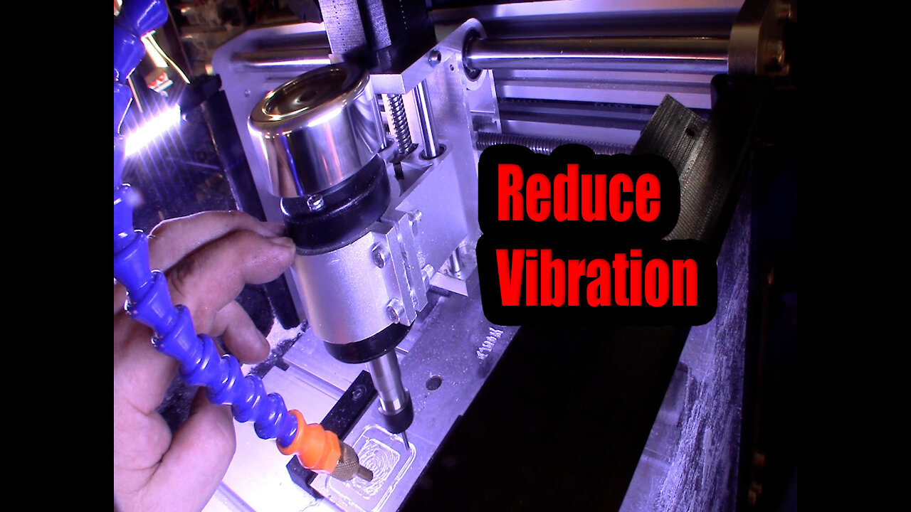 3018 CNC Z axis Noise Reduction, Reduce Vibration Fix Endmill Chatter