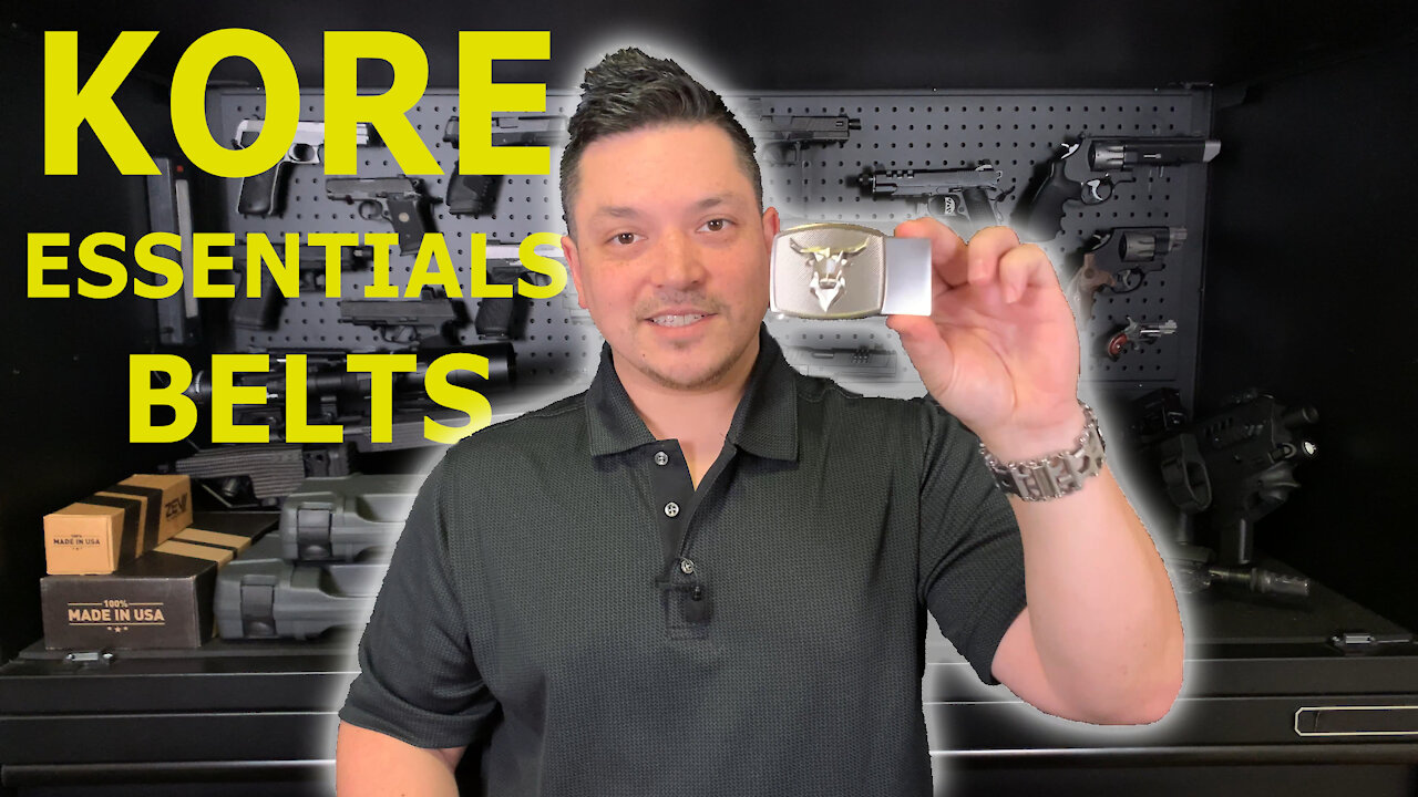 Kore Essentials Gun Belt Unboxing & Review - Part One | Concealed Carry Channel