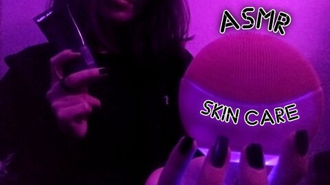 ASMR Fazendo sua SKIN CARE | Sons de boca, face touching e tapping relaxantes