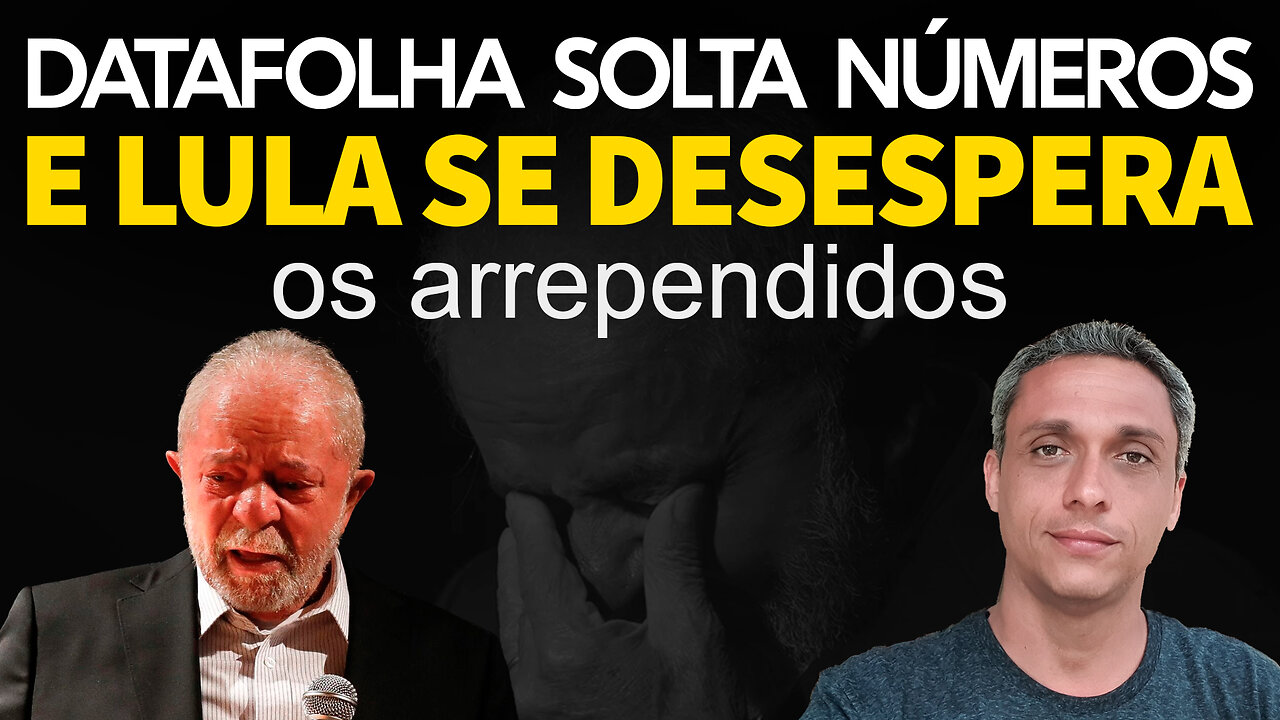 Nós avisamos!! DATAFOLHA solta número de pessoas que se decepcionaram com LULA hahahaah