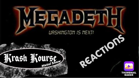 Washington is Next! | Reactions | Megadeth |