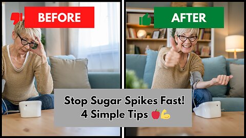 4 Easy Tips to Keep Glucose Spikes Under Control!