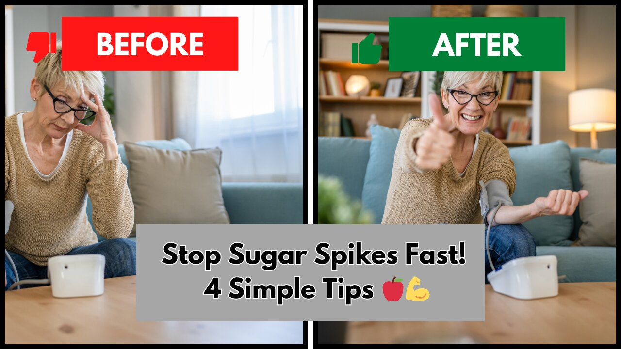 4 Easy Tips to Keep Glucose Spikes Under Control!