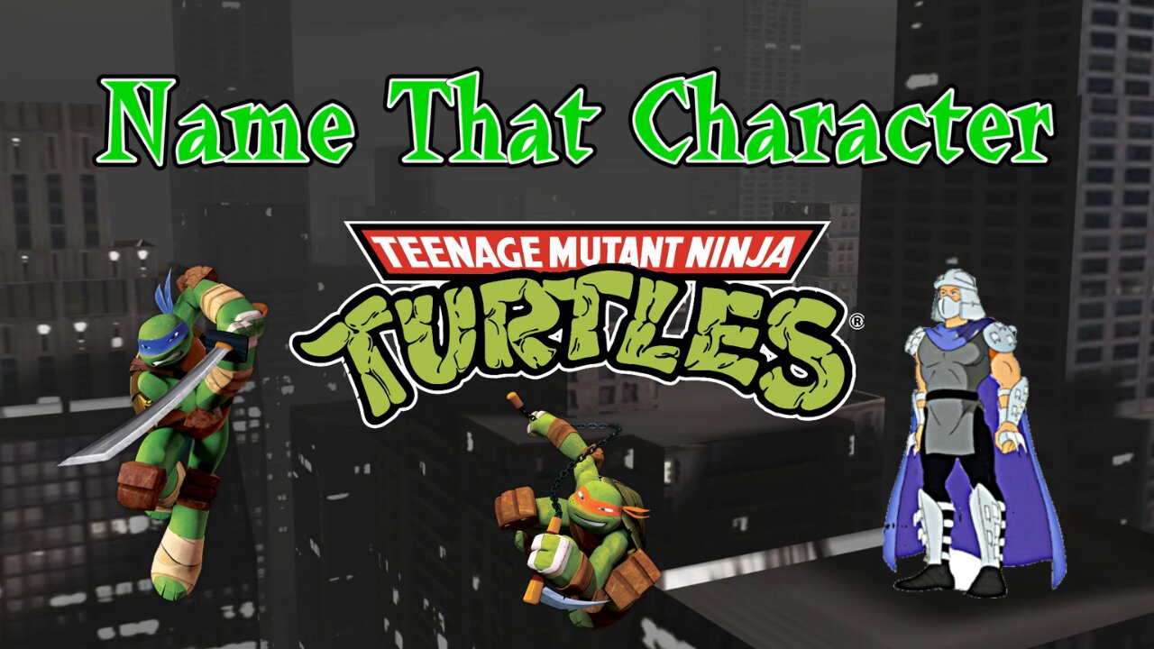 Guess the Teenage Mutant Ninja Turtles / TMNT guessing mini-game