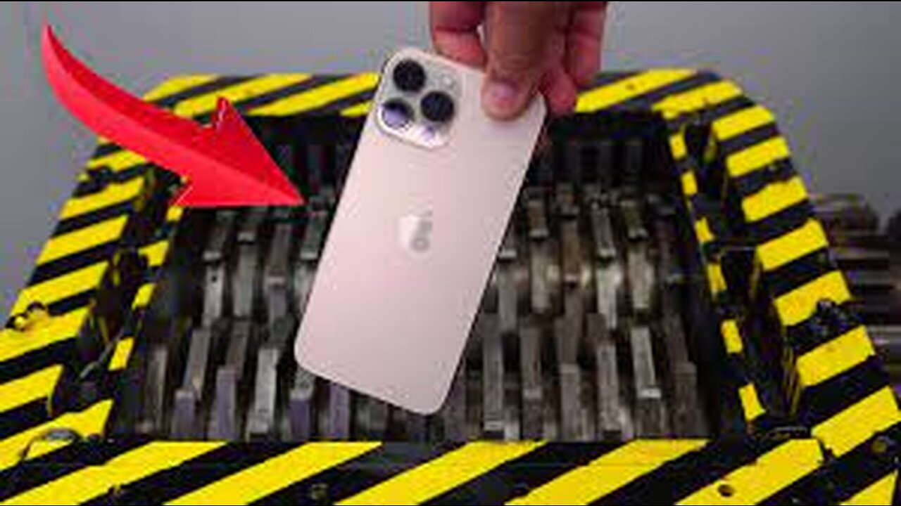 IPHONE VS CRUSSHER NEW VIDEO 2023 #iphonevscrusher #experimentking