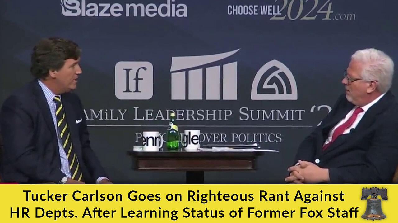 Tucker Carlson Goes on Righteous Rant Against HR Depts. After Learning Status of Former Fox Staff