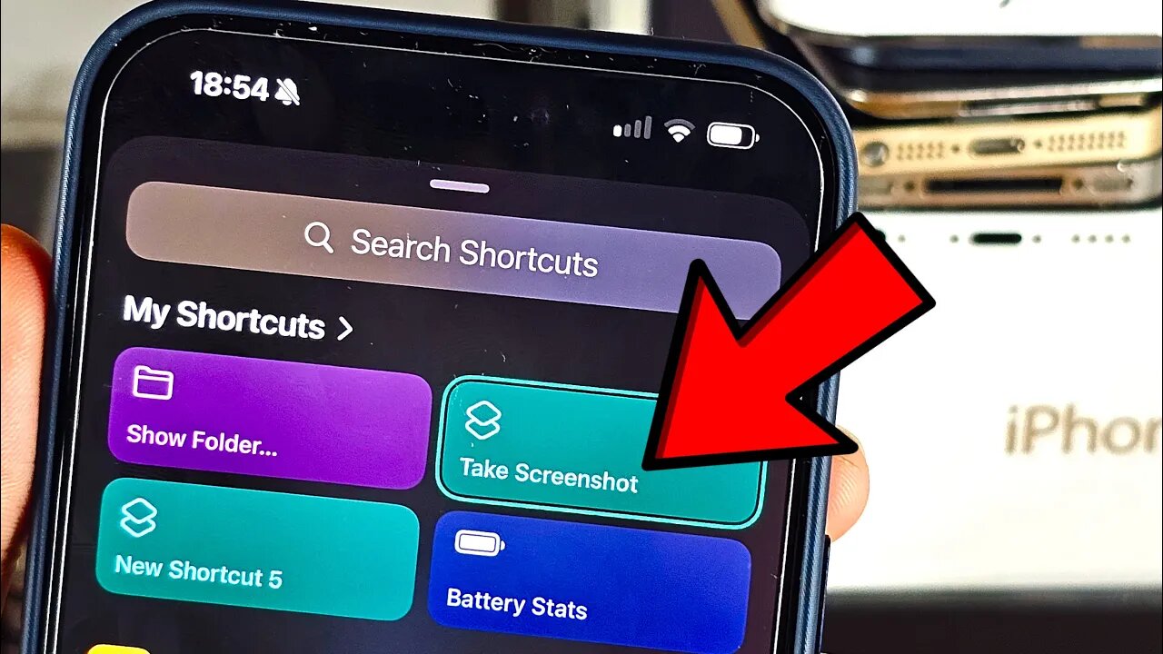 How To Add ScreenShot Shortcut in iPhone 15 Pro Max (Action Button)