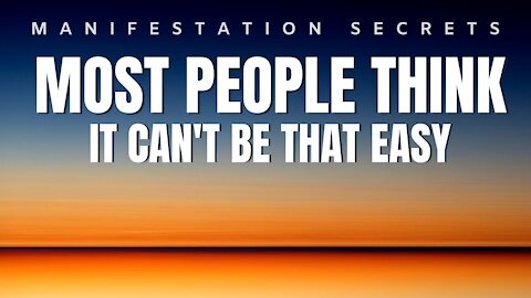 Most People Can't Believe How Easy Manifestation is | Neville Goddard | Law Of Attraction (LOA)