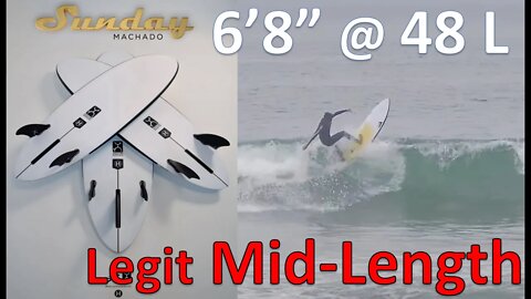 Firewire Machado Sunday 6'8 Review - definitely a Mid-Length