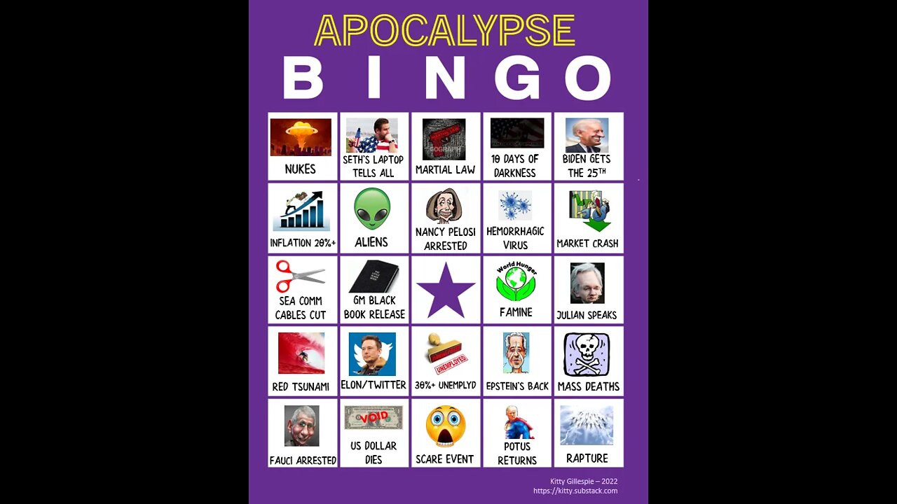 Apocalypse Bingo