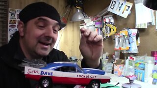 BHP1749 Super Dave Osborne rocket car finished