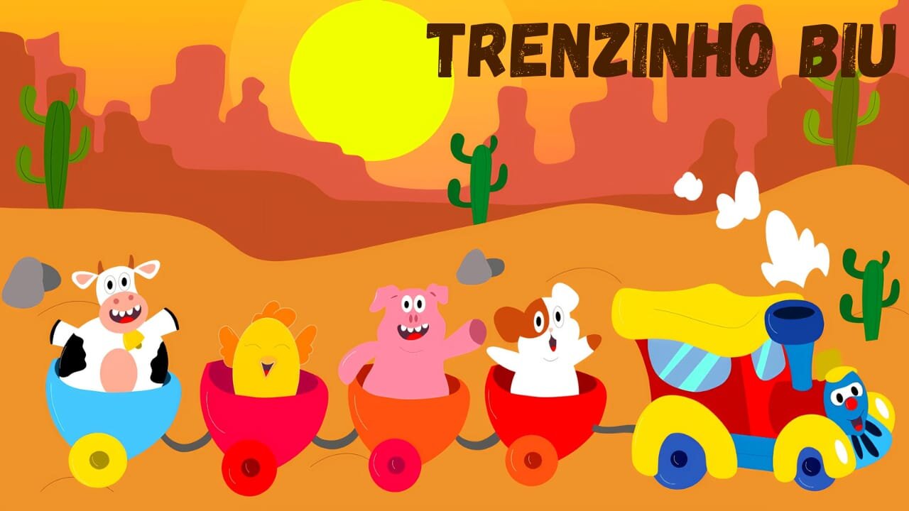 Trenzinho Biu - Turma da Brincadeira Animada [ Clipe infantil]