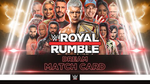 WWE Royal Rumble 2025 - Dream Card