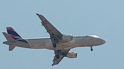Airbus A320 PR-MYR coming from Brasília to Fortaleza