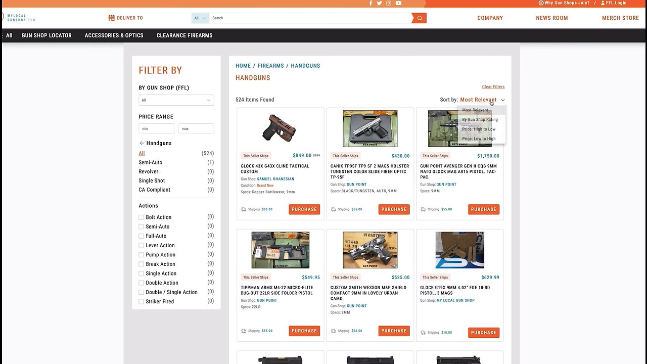 How to Buy Guns Online