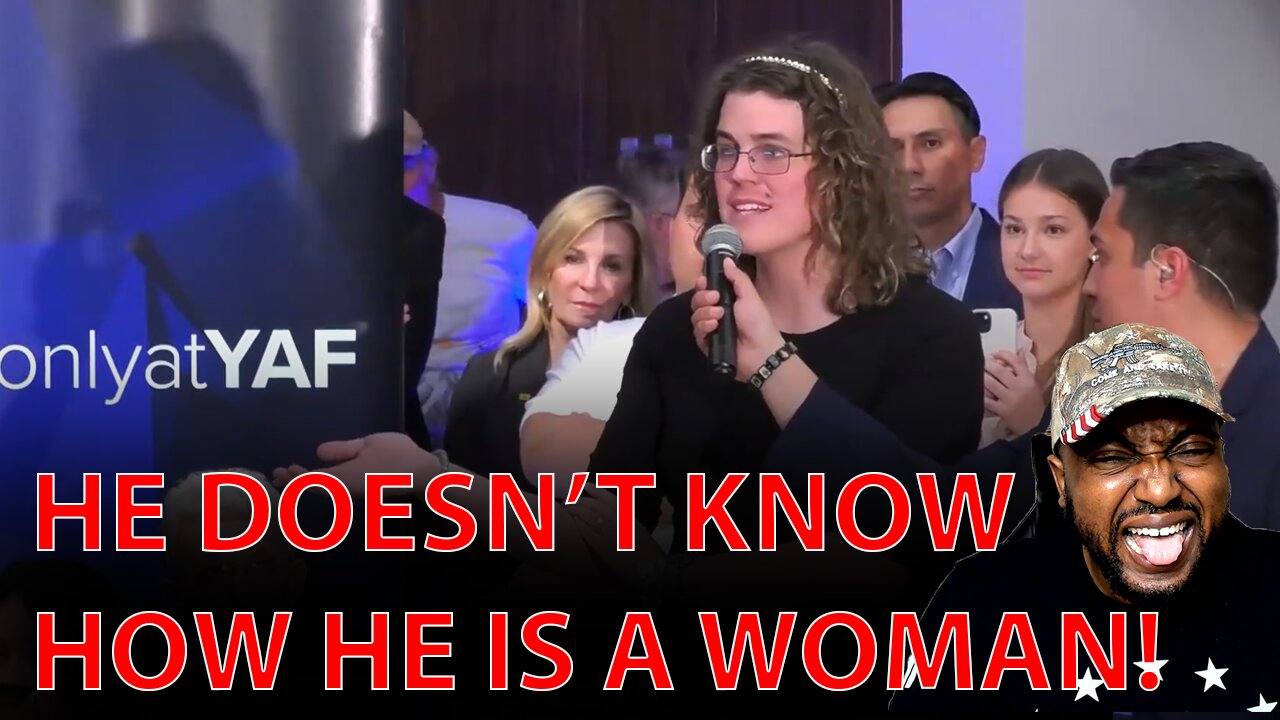 Transwoman EMBARRASSED After He FUMBLES When Asked How He Knows He Is A Woman