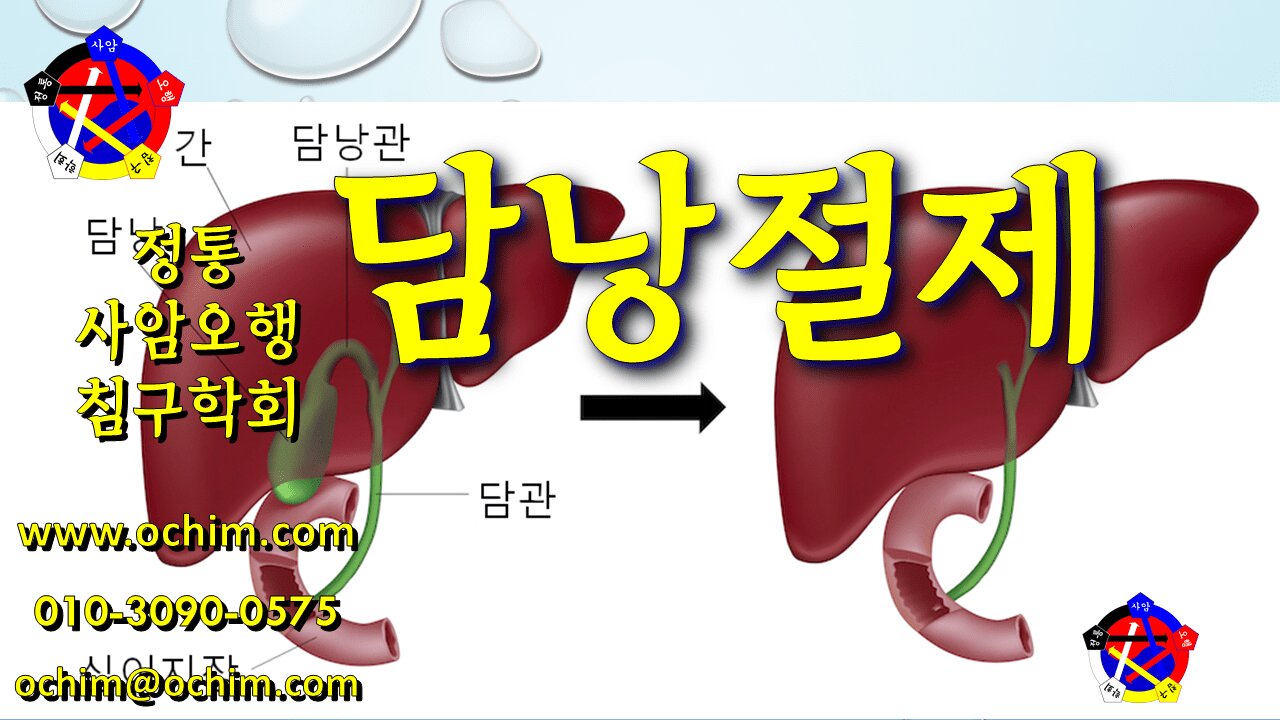 담낭절제 후유증 치료 방법 및 사례 - 사암침, 사암침법, 정통사암침 - 비과학적 양의학 214