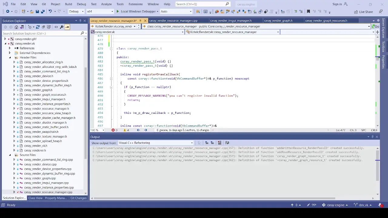 [EN/C++20/Vulkan API/HLSL] Game Engine ep. 14 - Frame graph (render graph)