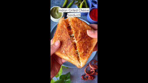 Indian grilled cheese sandwich recipe
