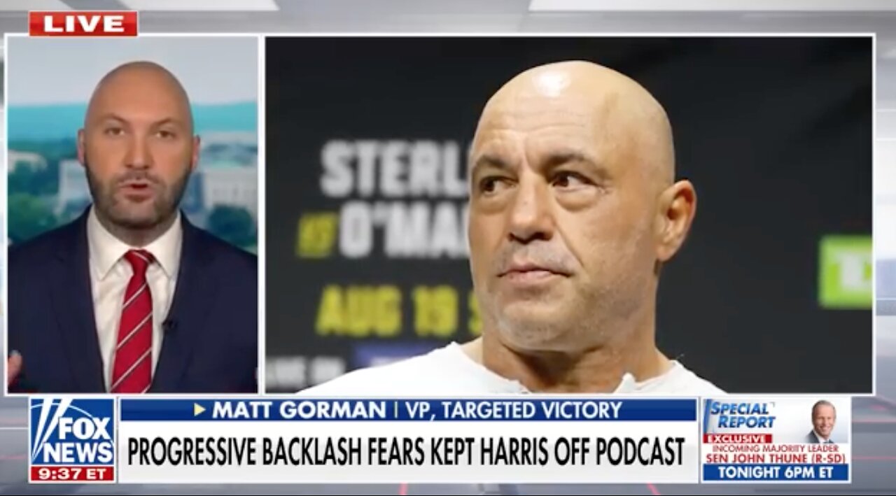 Joe Rogan reveals what Kamala Harris didn't want to talk about on podcast