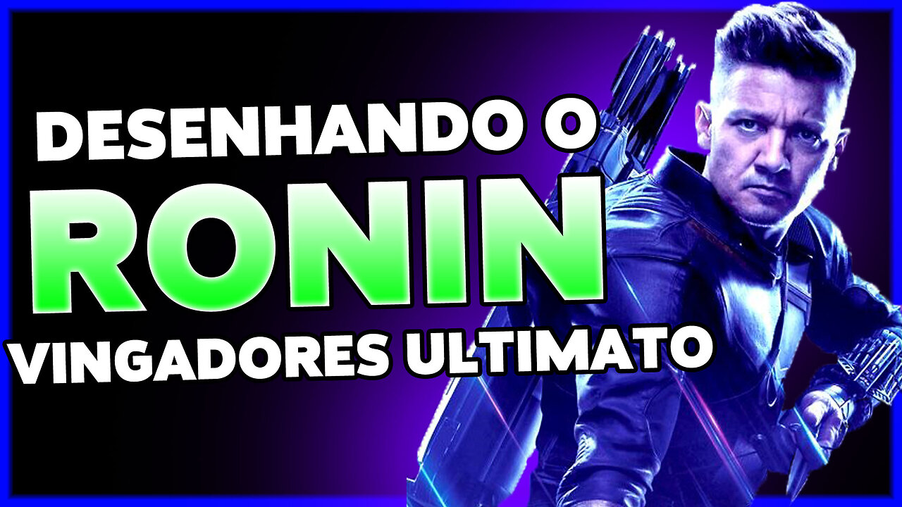 AVENGERSENDGAME - Drawing RONIN + FANART - Desenhando o Ronin (VINGADORES ULTIMATO)