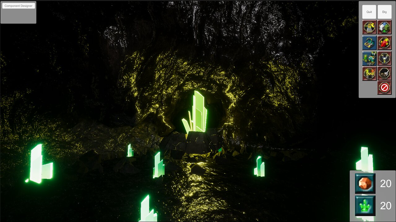 Rock Raiders Reloaded: Unity Procedural Voxel Cave walk about