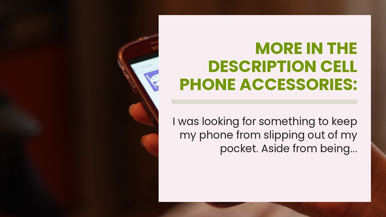 More In The Description Cell Phone Accessories: Don't Lose Your Phone, Wallet, Tablet, or Keys...