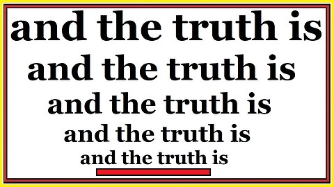 and the truth is Happy Thanksgiving