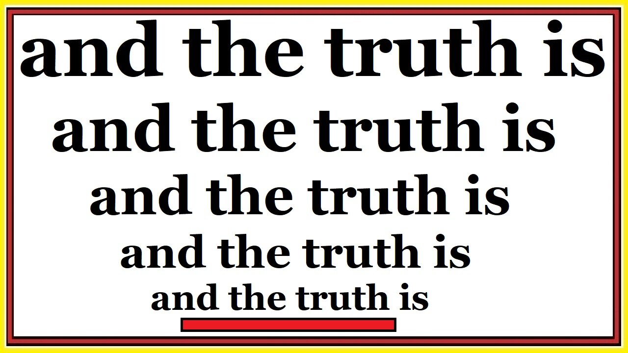 and the truth is Happy Thanksgiving