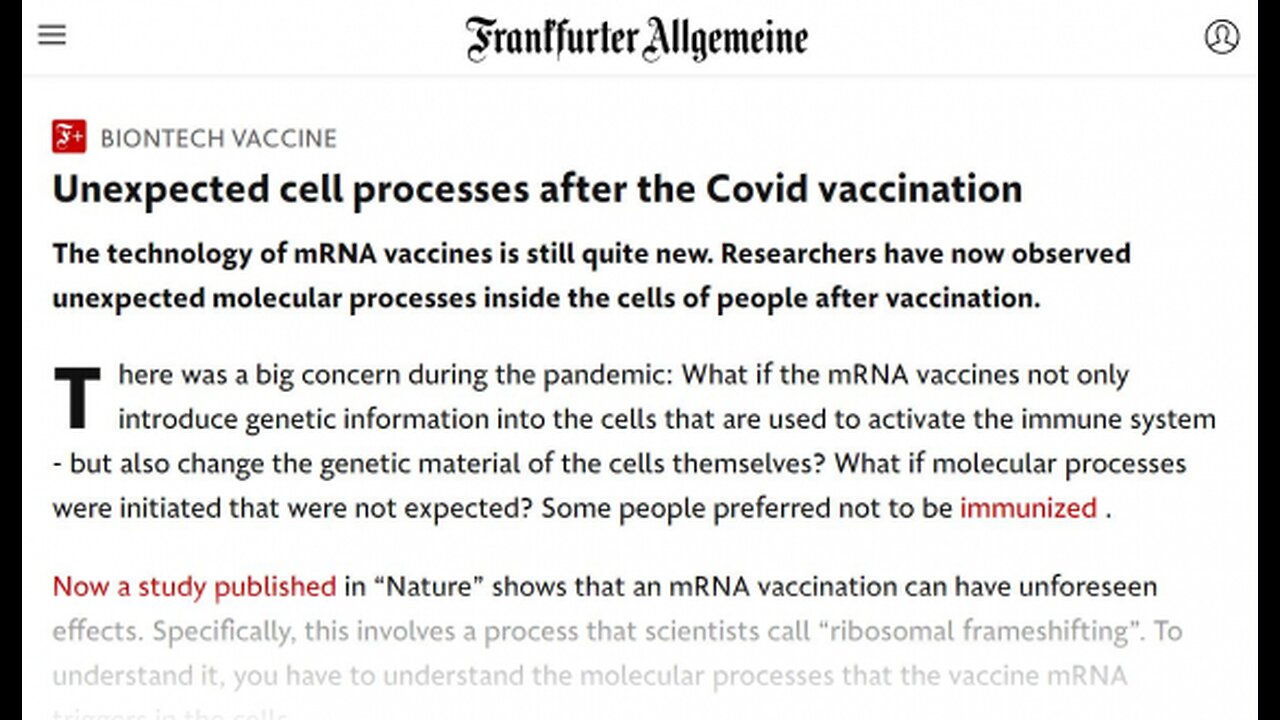 Confirmation of mRNA covid vaccine fears 6-17-24 Dr. John Campbell