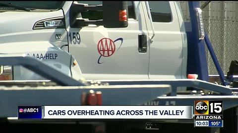 Rising temperatures creating more service calls for AAA