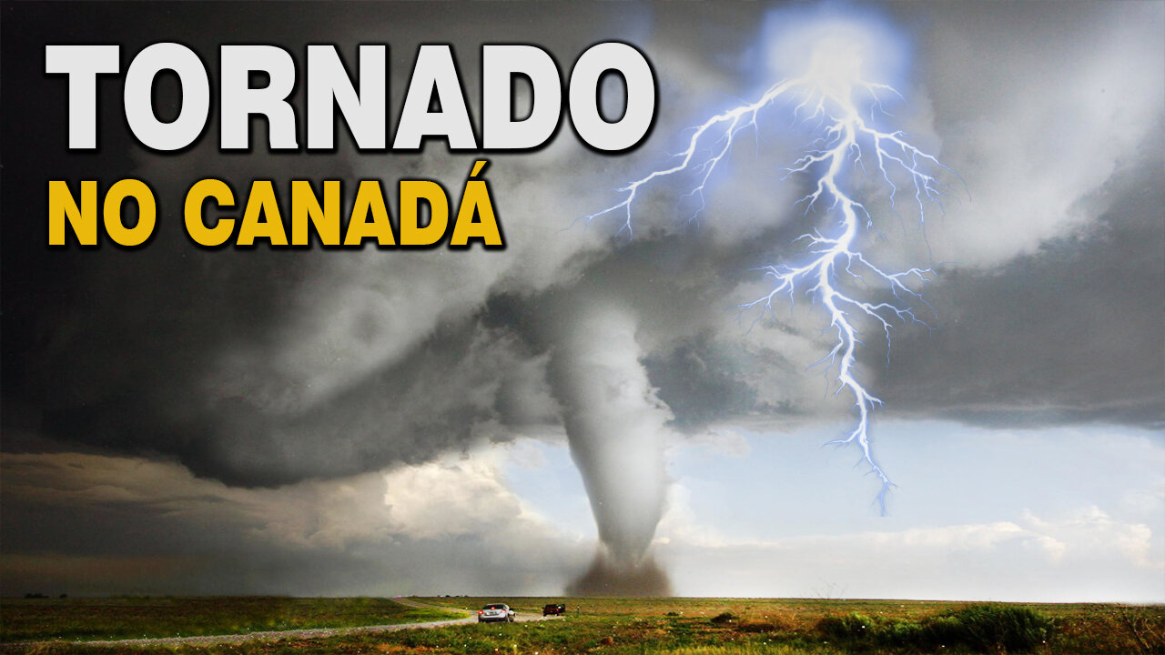 Canada doomsday tornado! ⚠️ A scary tornado destroys the city of Barrie, Ontario!