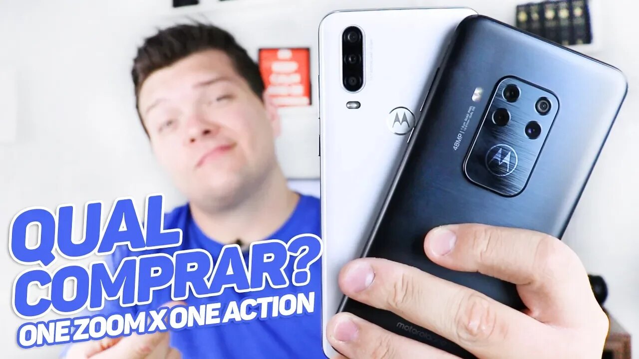 Motorola One Zoom vs One Action - Qual comprar? E AGORA?!