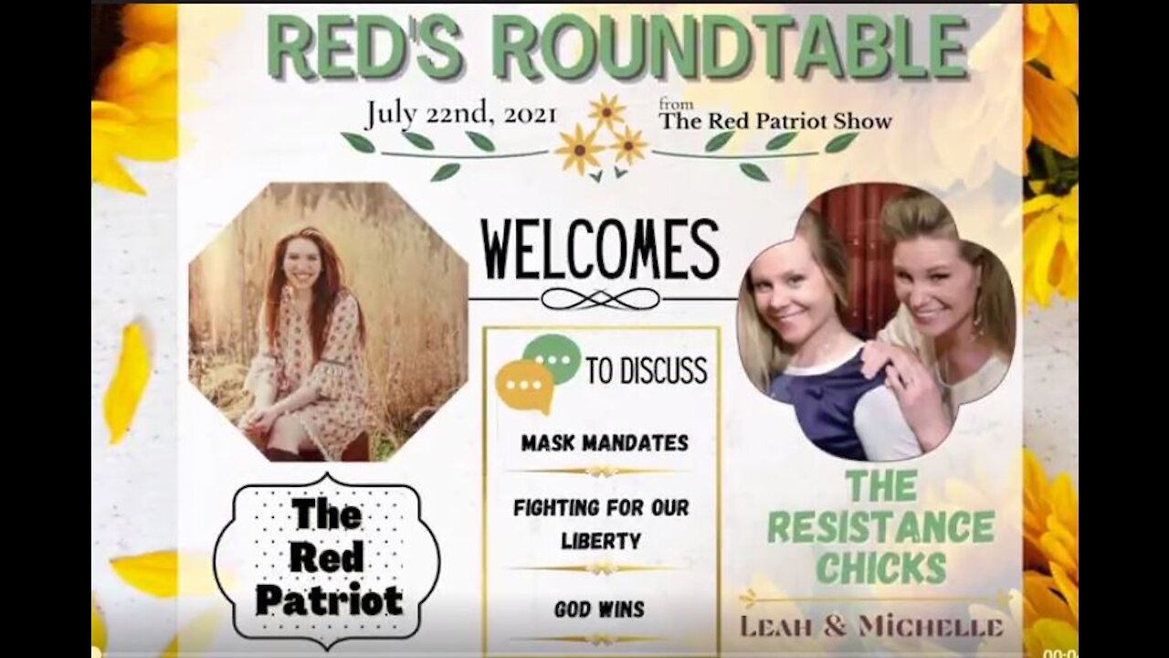 The RED Patriot Show WELCOMES THE RESISTANCE CHICKS TO THE ROUNDTABLE