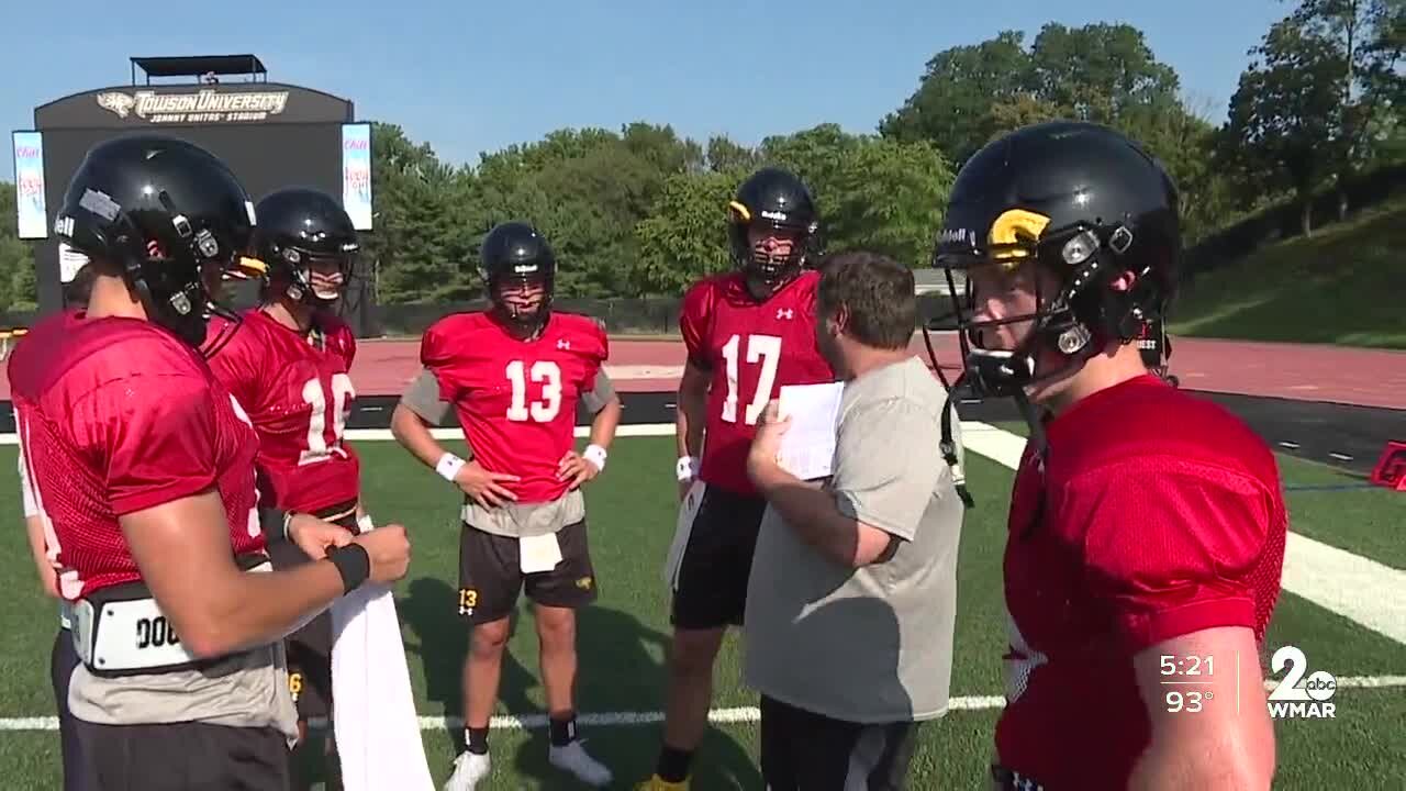 Towson holding first training camp in two years