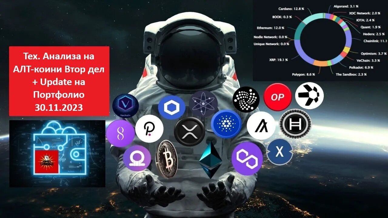 ALTCOINS - Тех. анализа - Следните 11 ALTS по Mаrket cap + Update на портфолио 30.11.2023 Втор дел
