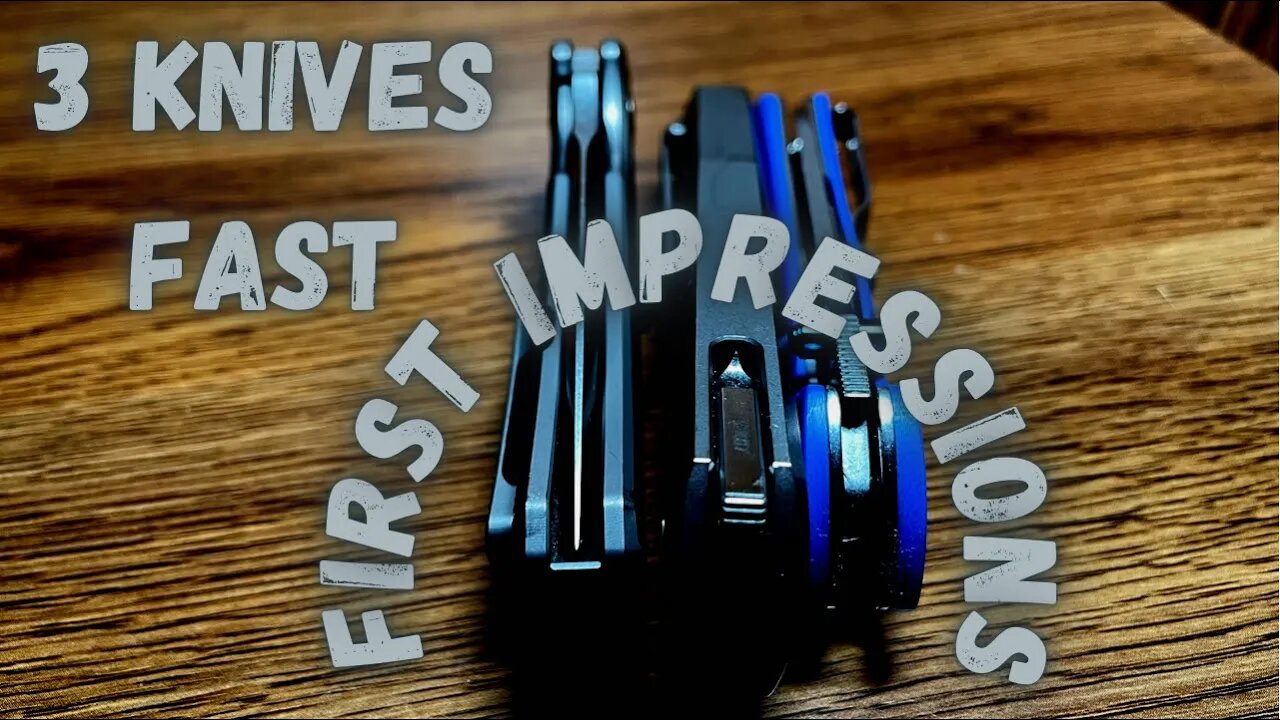 3 KNIVES FAST | UNBOXING & FIRST IMPRESSIONS