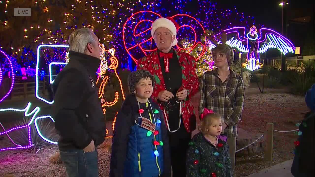 Denver7's Mike Nelson lights up Denver Zoo Lights as it celebrates 125 years